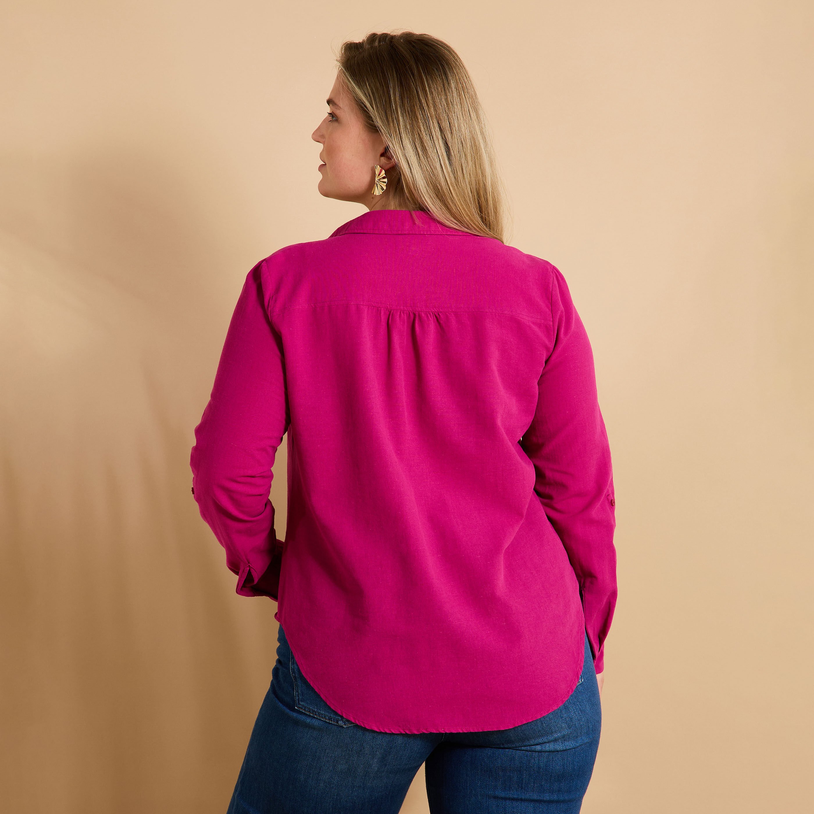 Blouse col chemise femme