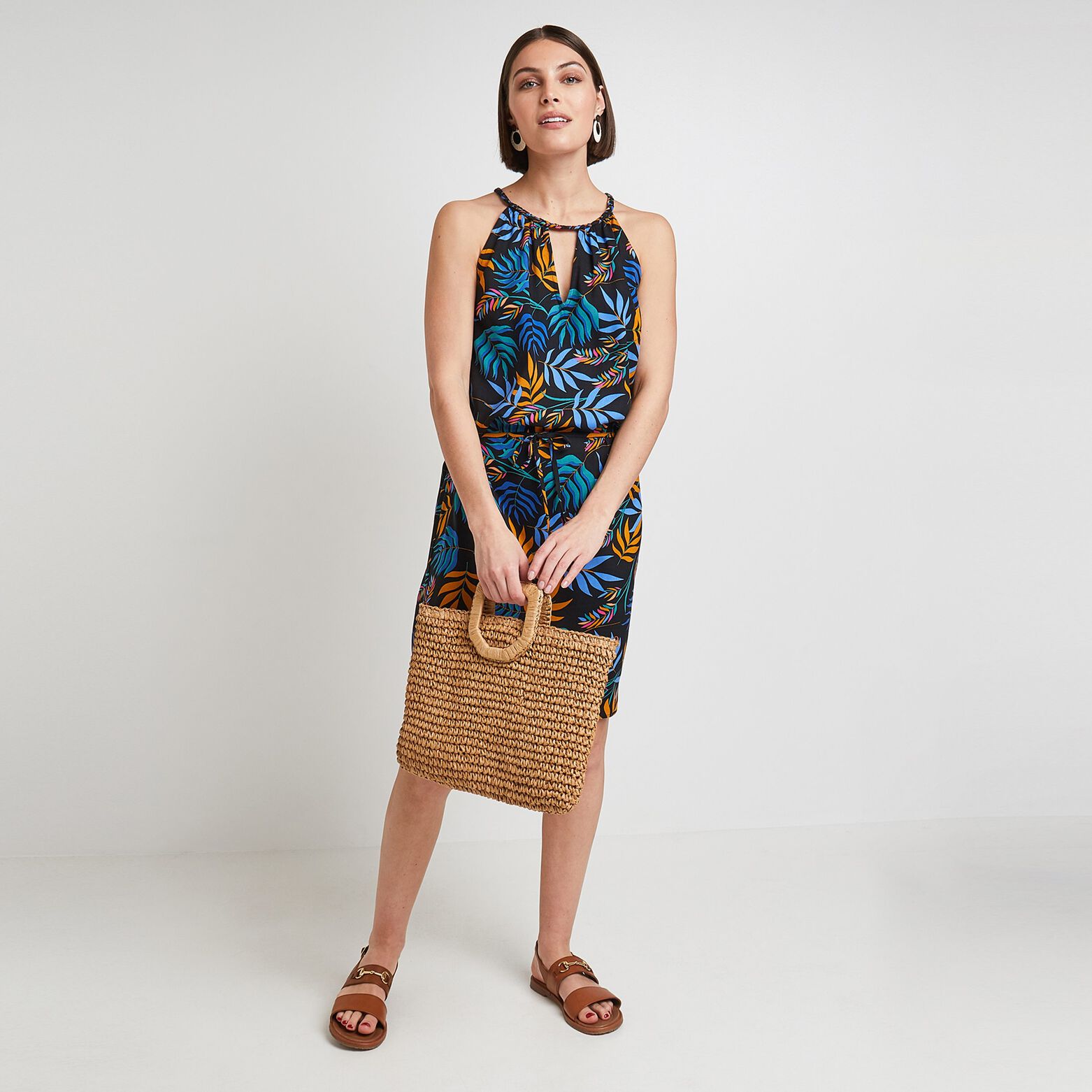 Robe imprimée femme