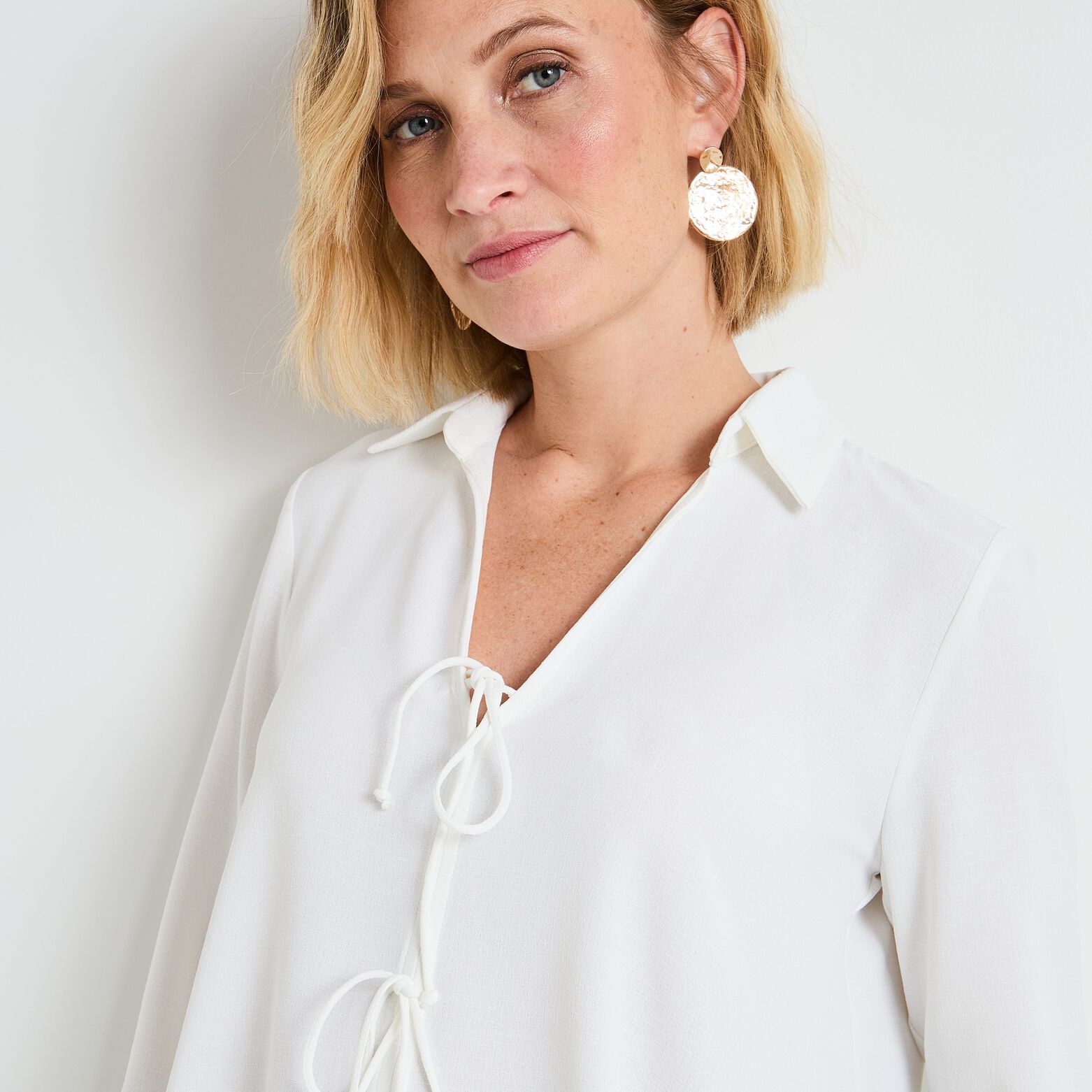 Blouse manches longues femme