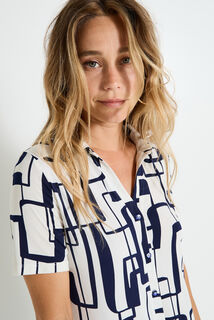 Chemise fluide en maille femme