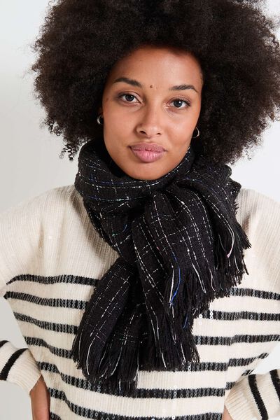 Echarpe rayée femme