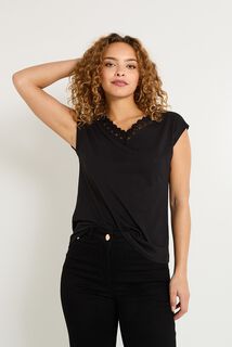 T-shirt col V femme