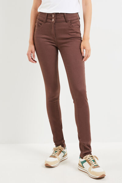 Jeans slim taille haute