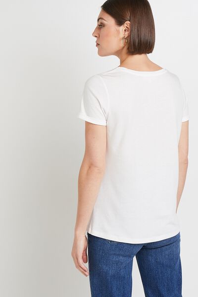 Tshirt visage en corde femme