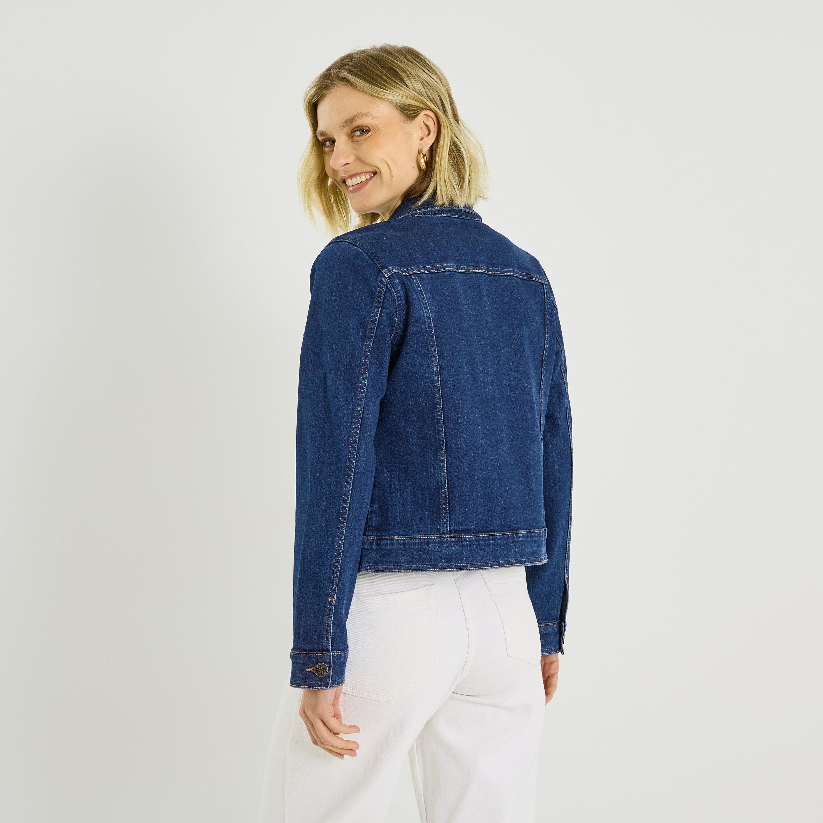 Veste en jean femme