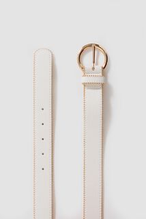 Ceinture bords perlés femme