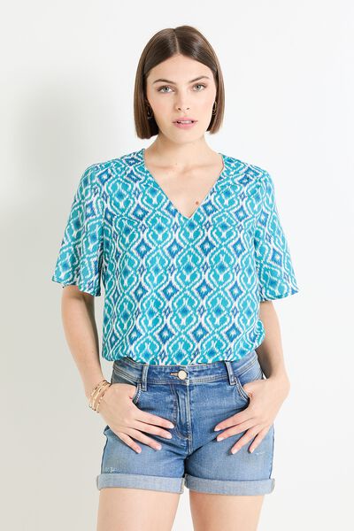 Blouse imprimée femme