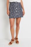 Jupe imprimé fleuri femme