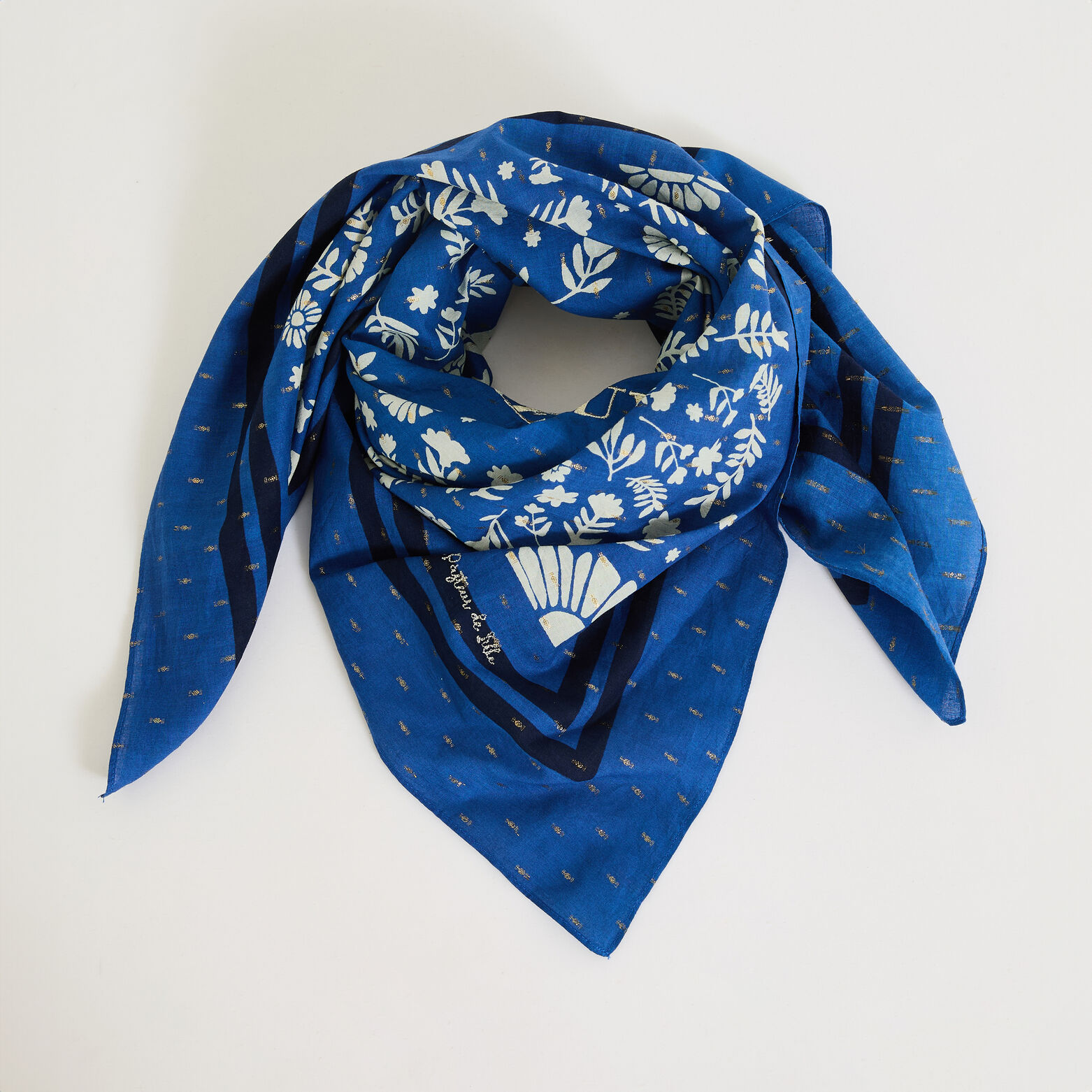 Foulard carré imprimé femme