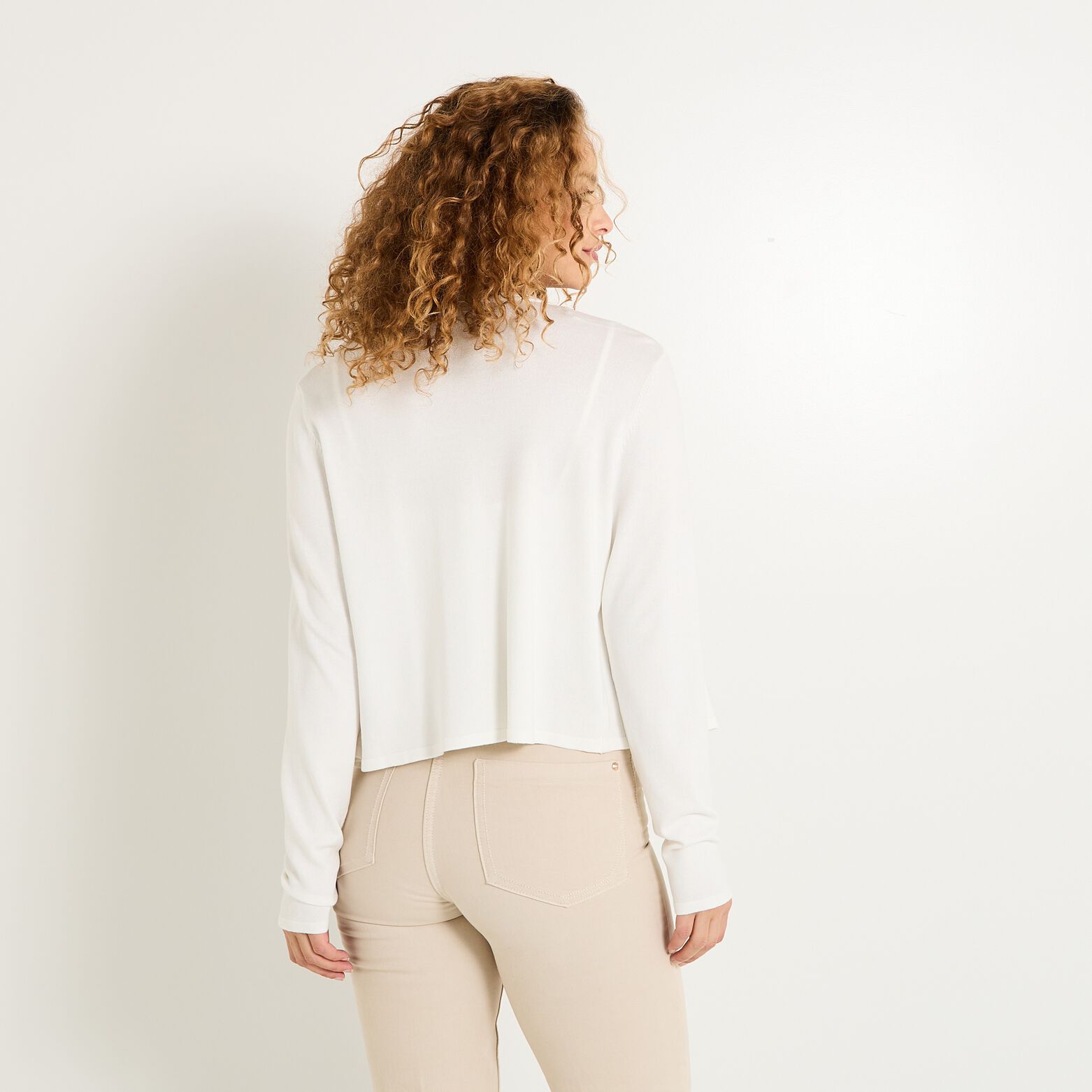 Gilet manches longues femme