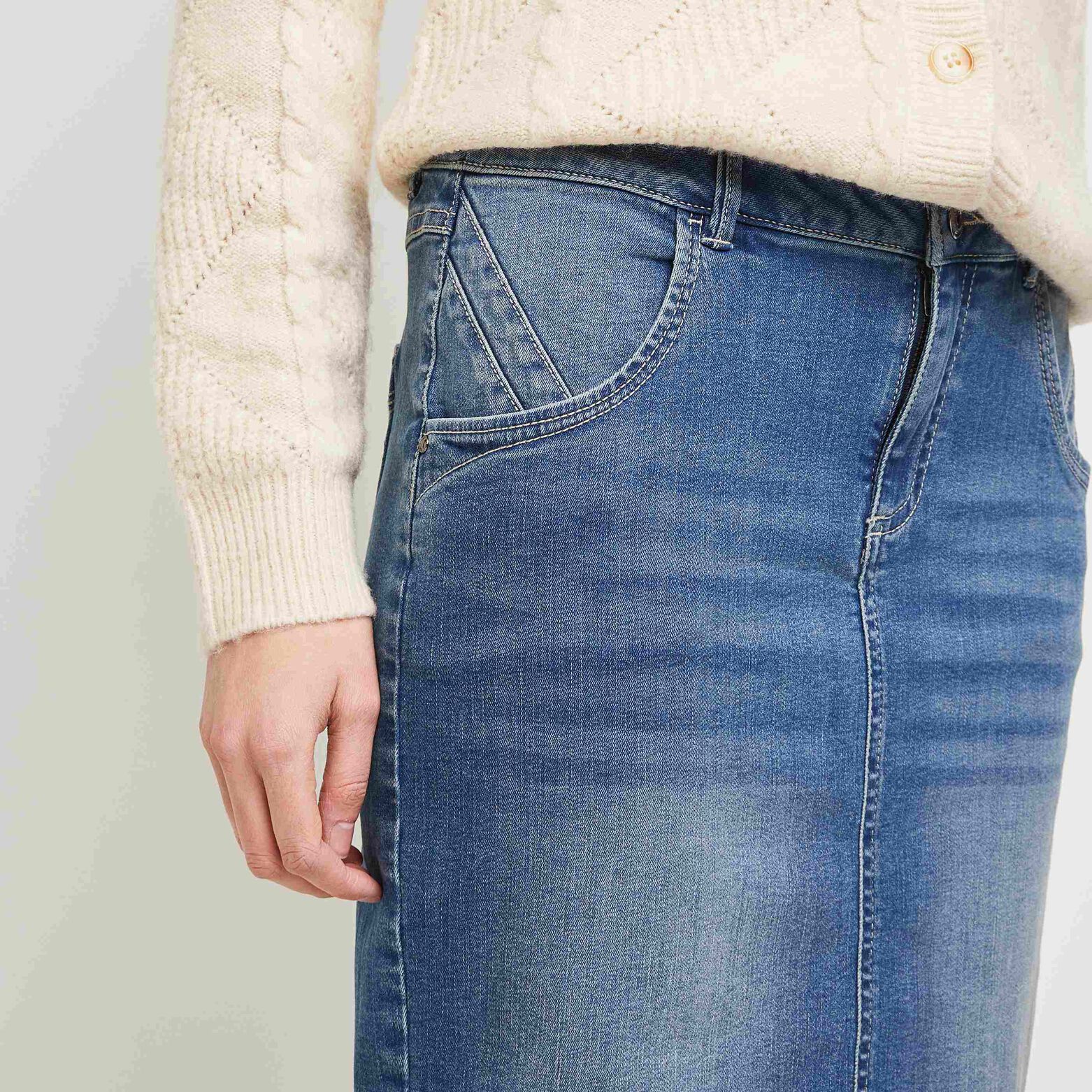 Jupe en jean femme