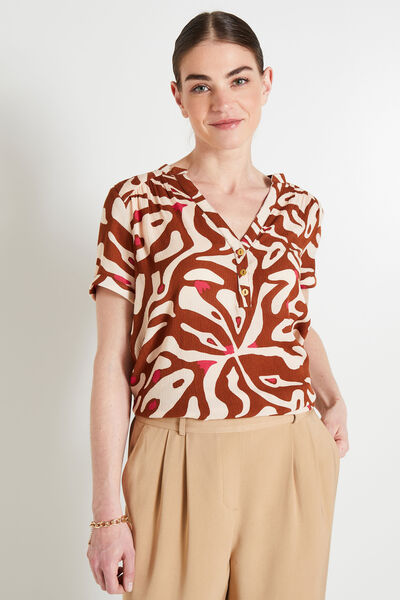 Blouse imprimée femme