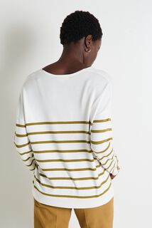 Pull col V femme