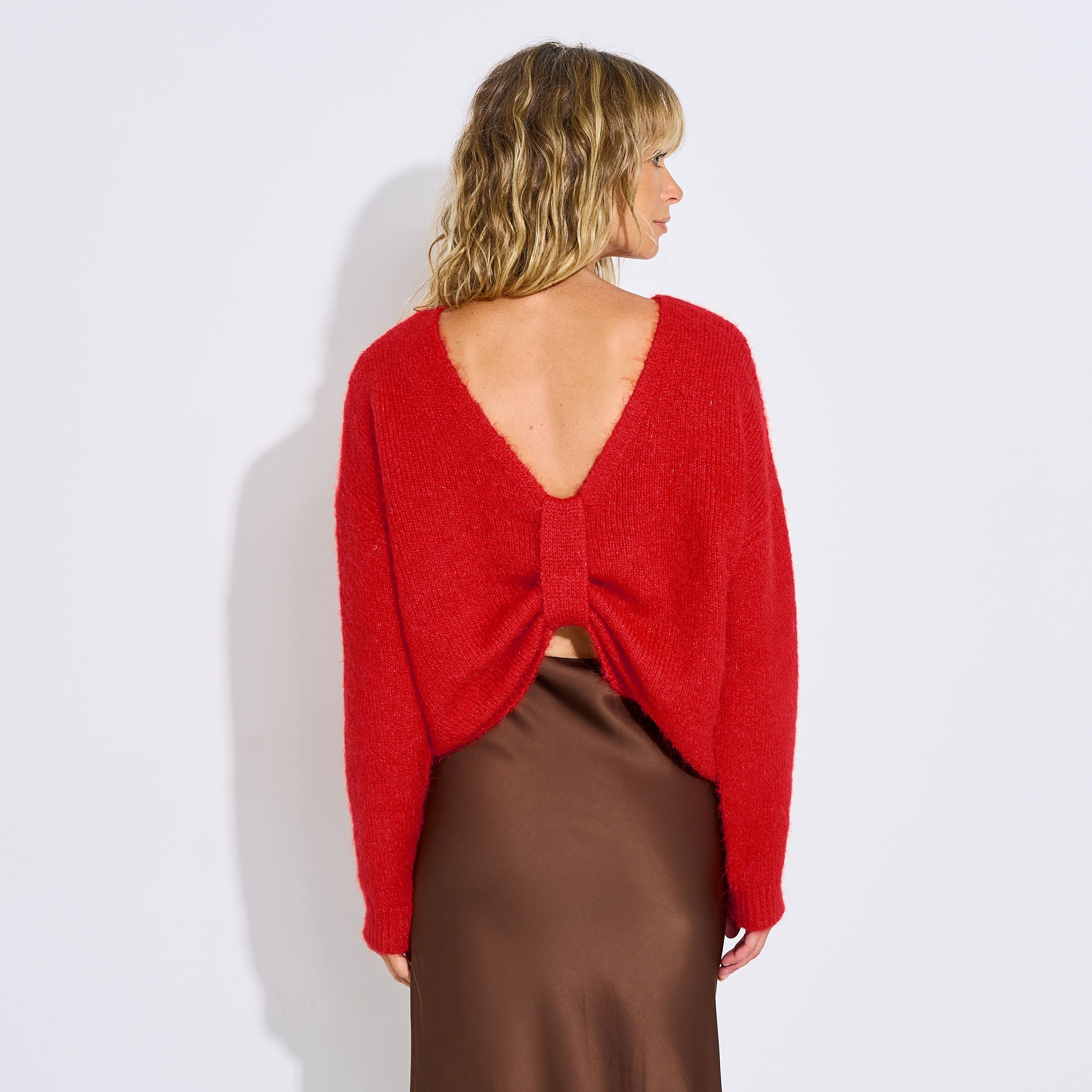 Pull manches longues 4 en 1 femme