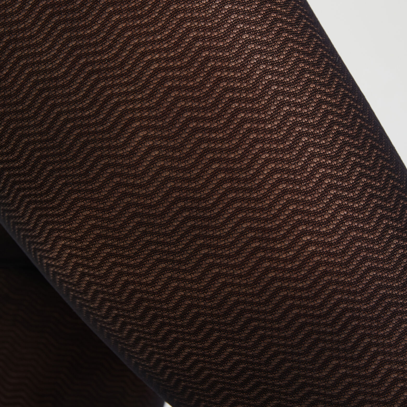 Collant semi opaque chevrons femme