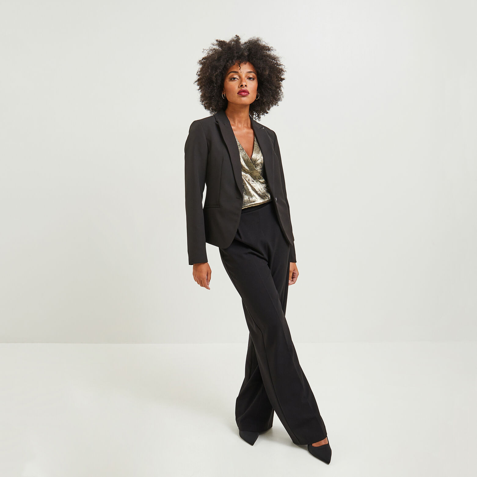 Veste de tailleur noire