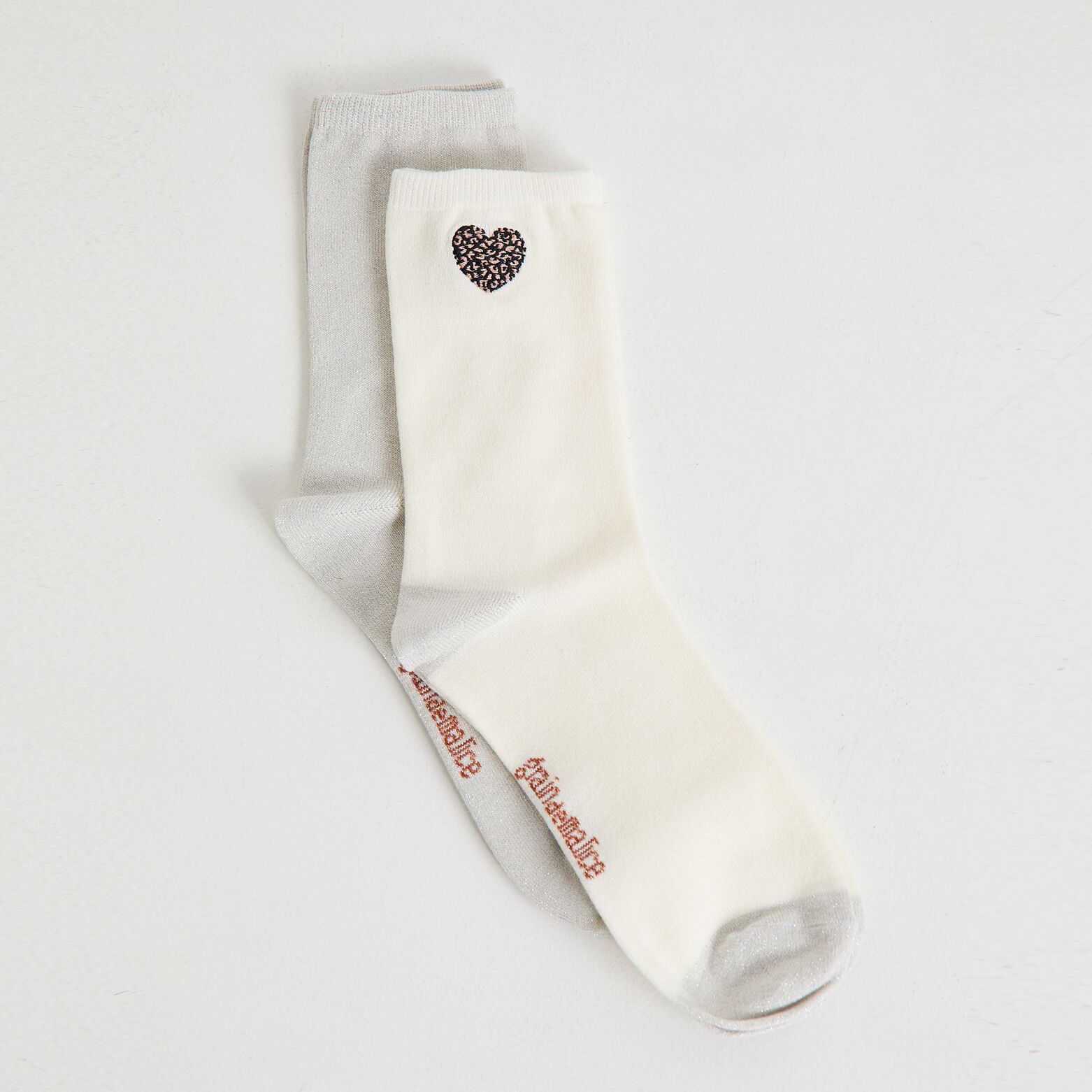 Lot de 2 paires de chaussettes femme