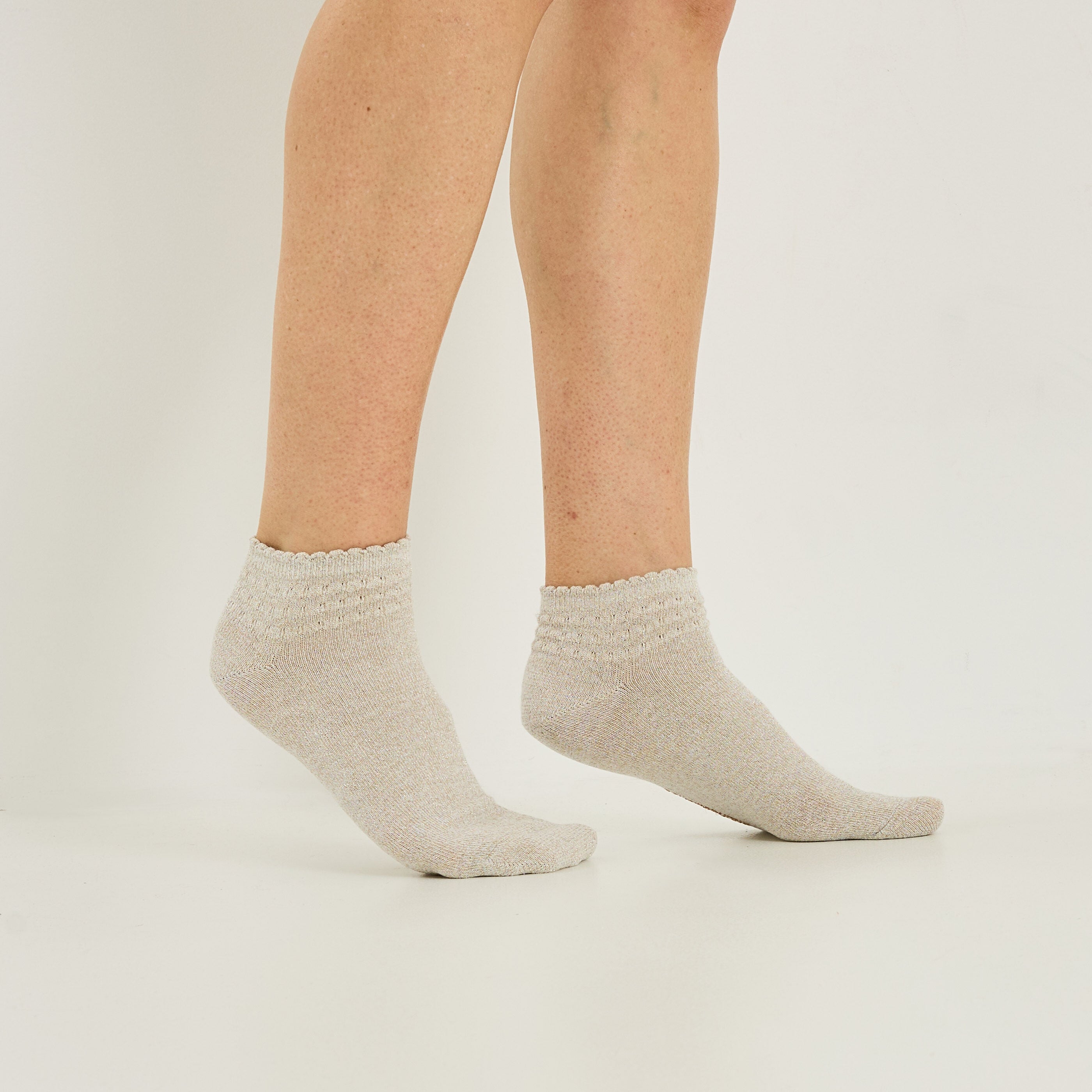 Lot de 2 paires de socquettes femme