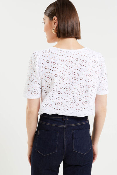 Tshirt ajouré femme