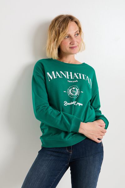 Sweat col rond femme