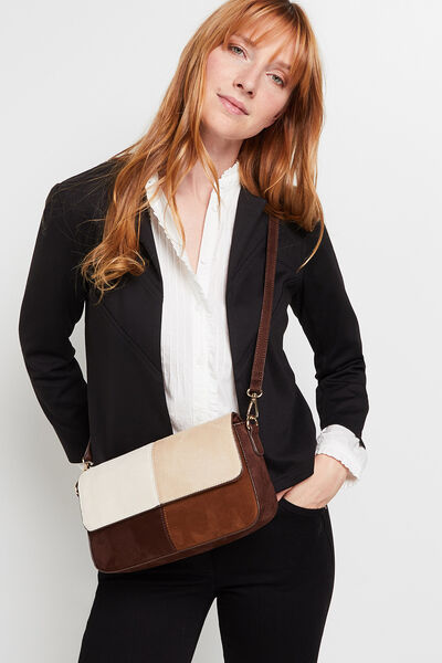Sac bandoulière 4 couleurs femme