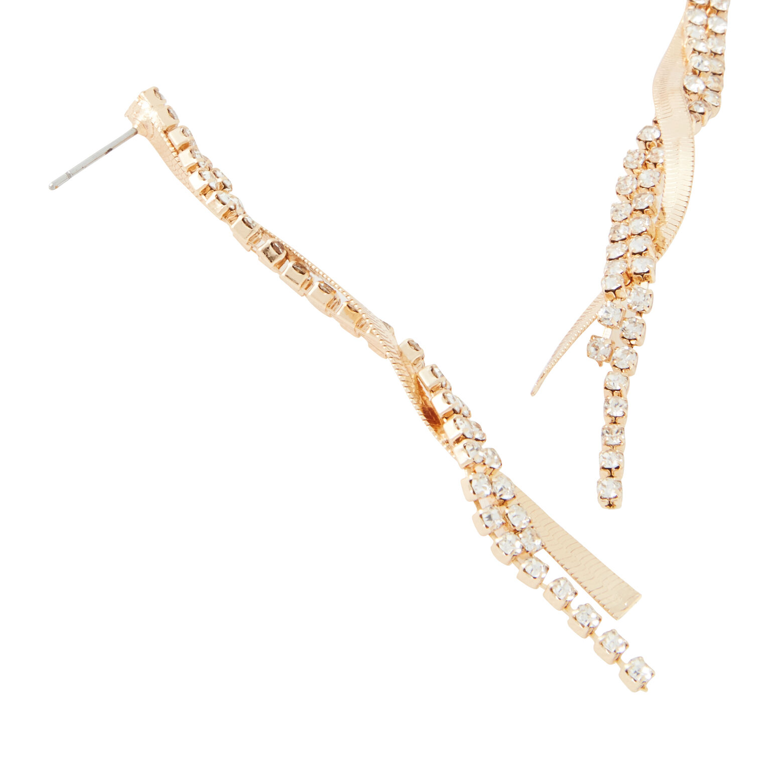 Boucles d'oreilles strassées