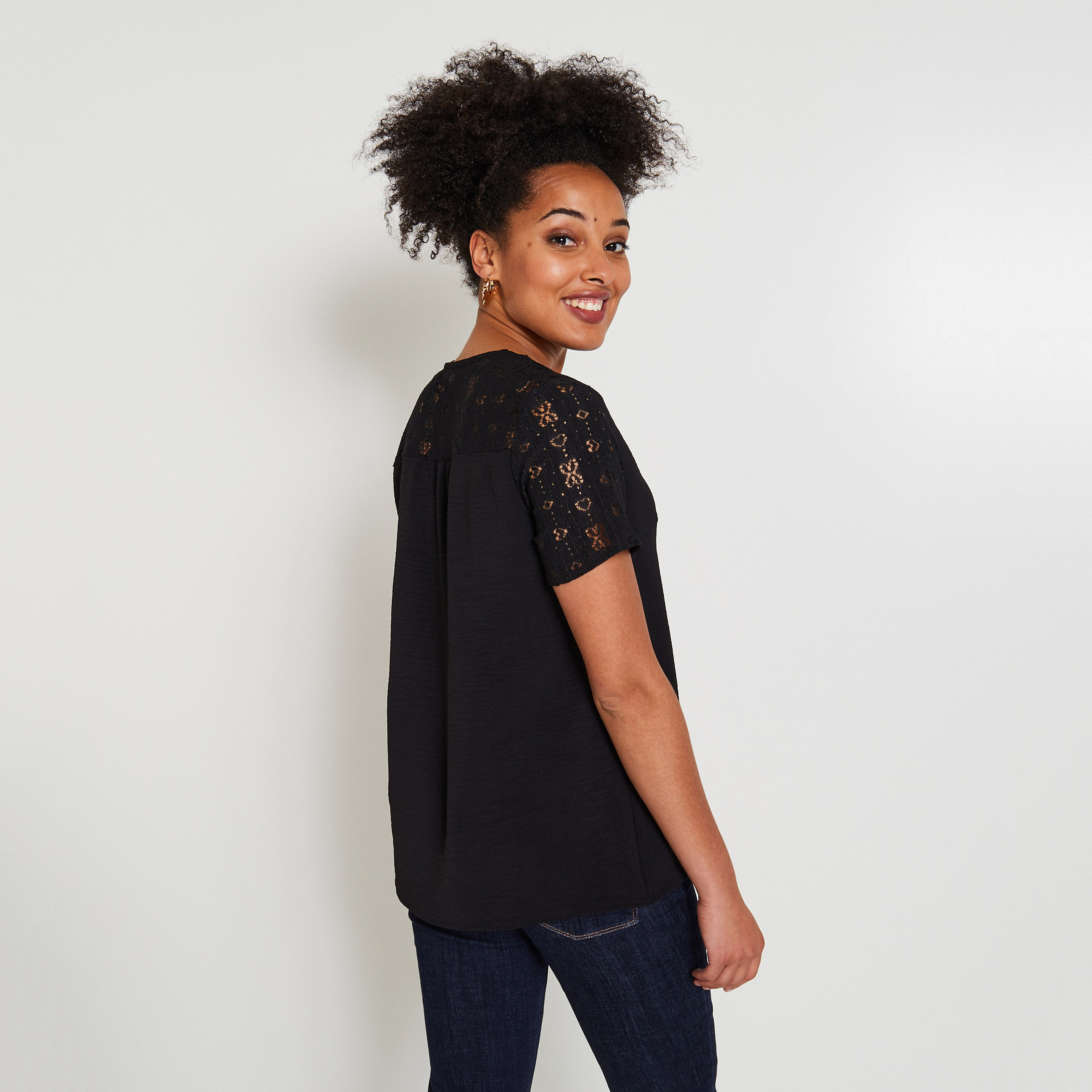 Blouse broderie femme