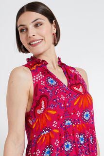 Robe longue imprimée