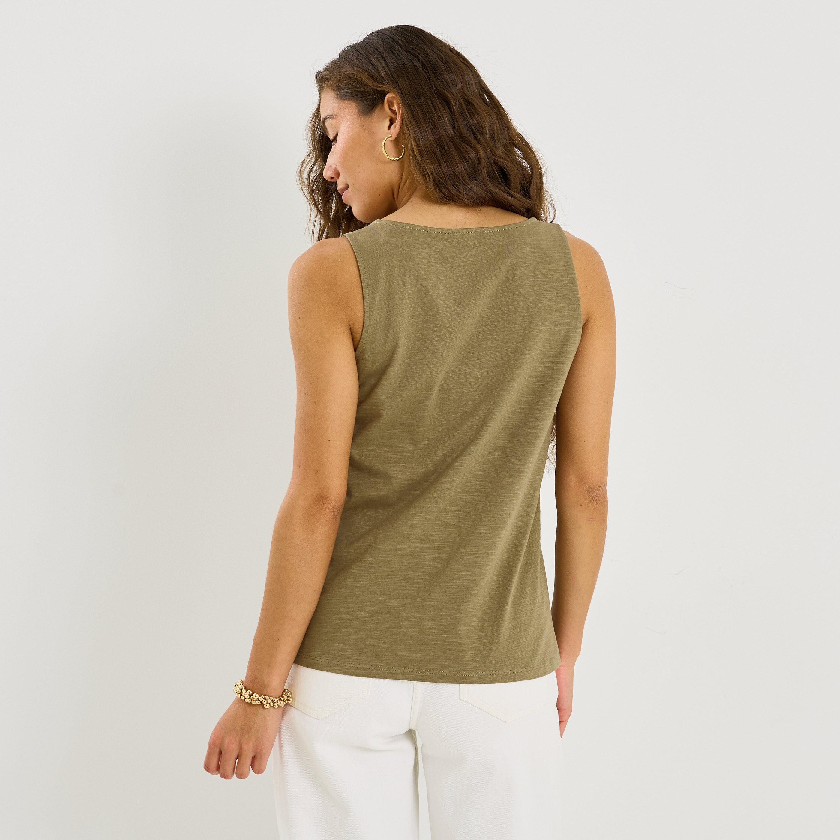 D&eacute;bardeur col V d&eacute;tails brillants femme