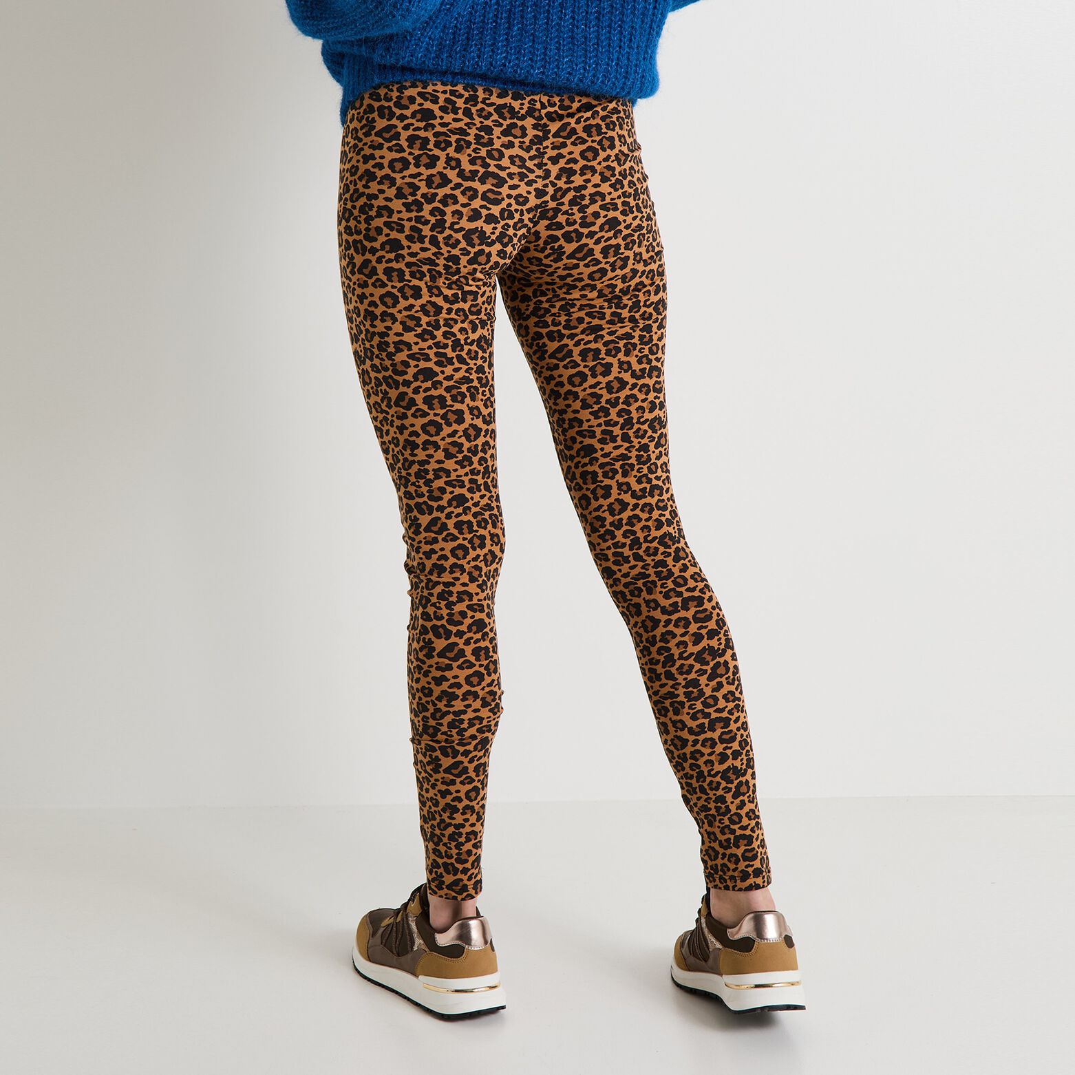 legging imprimé léopard femme