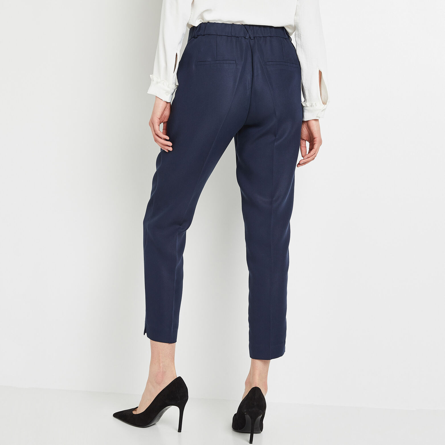 Pantalon cigarette femme