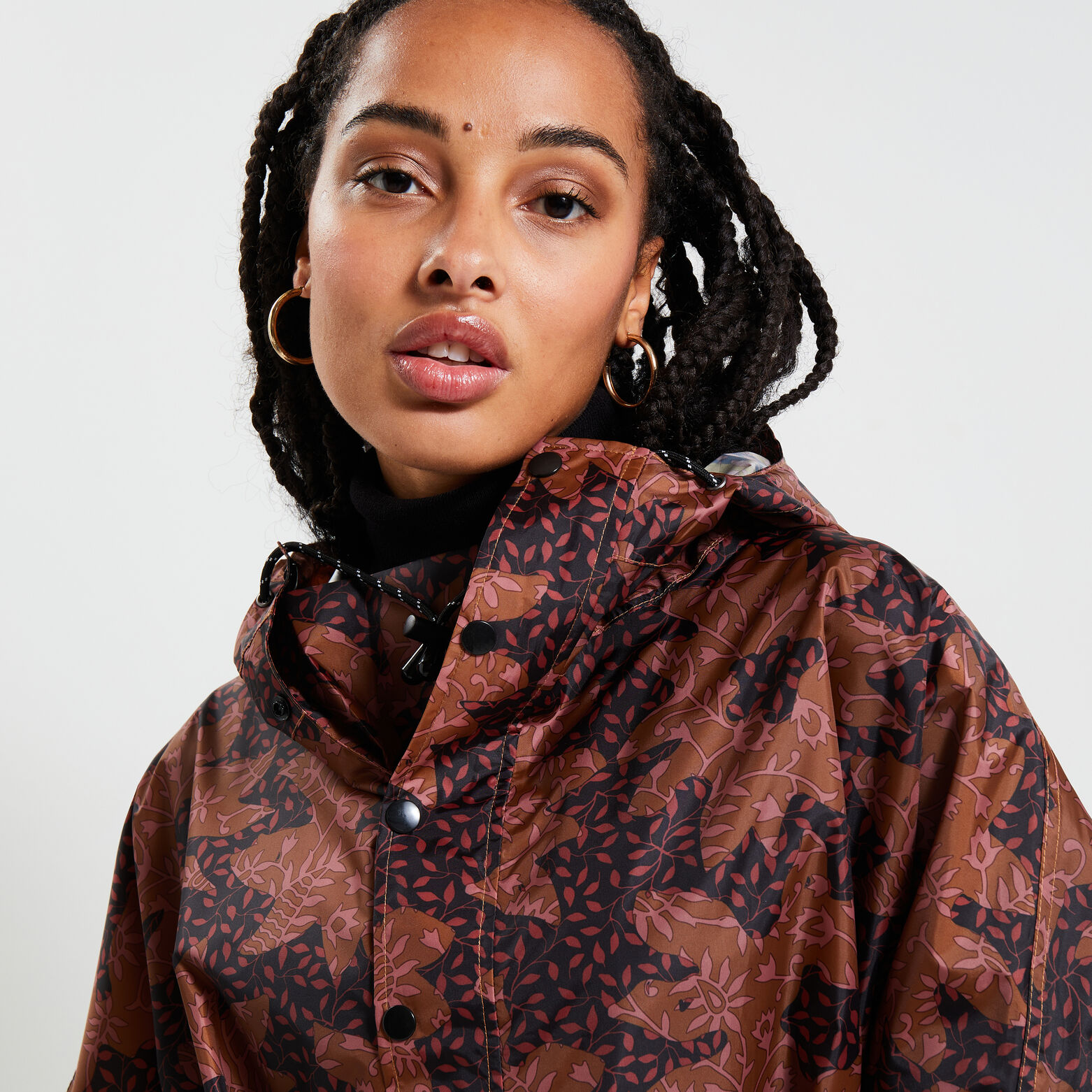 Poncho imperméable femme