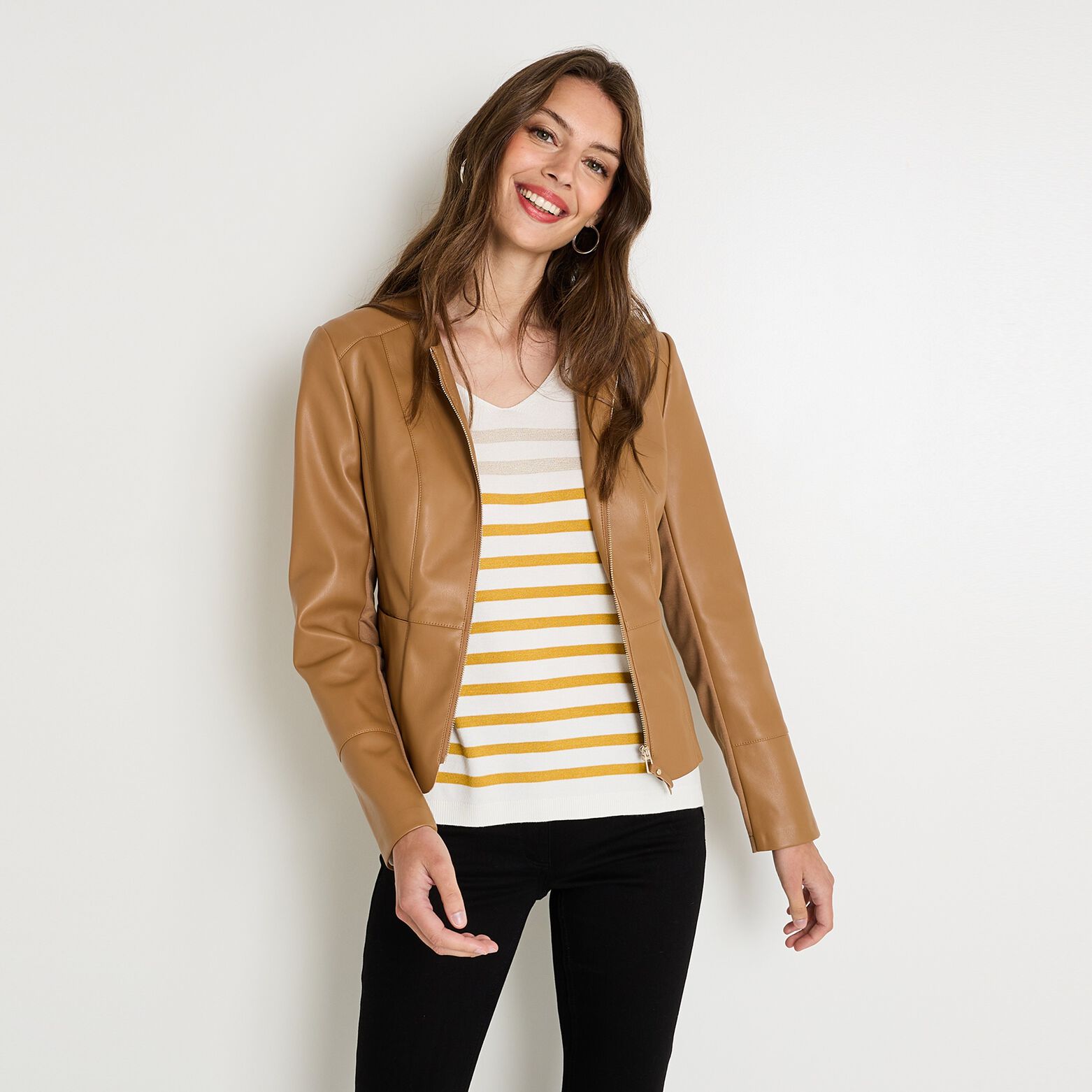 Veste simili femme