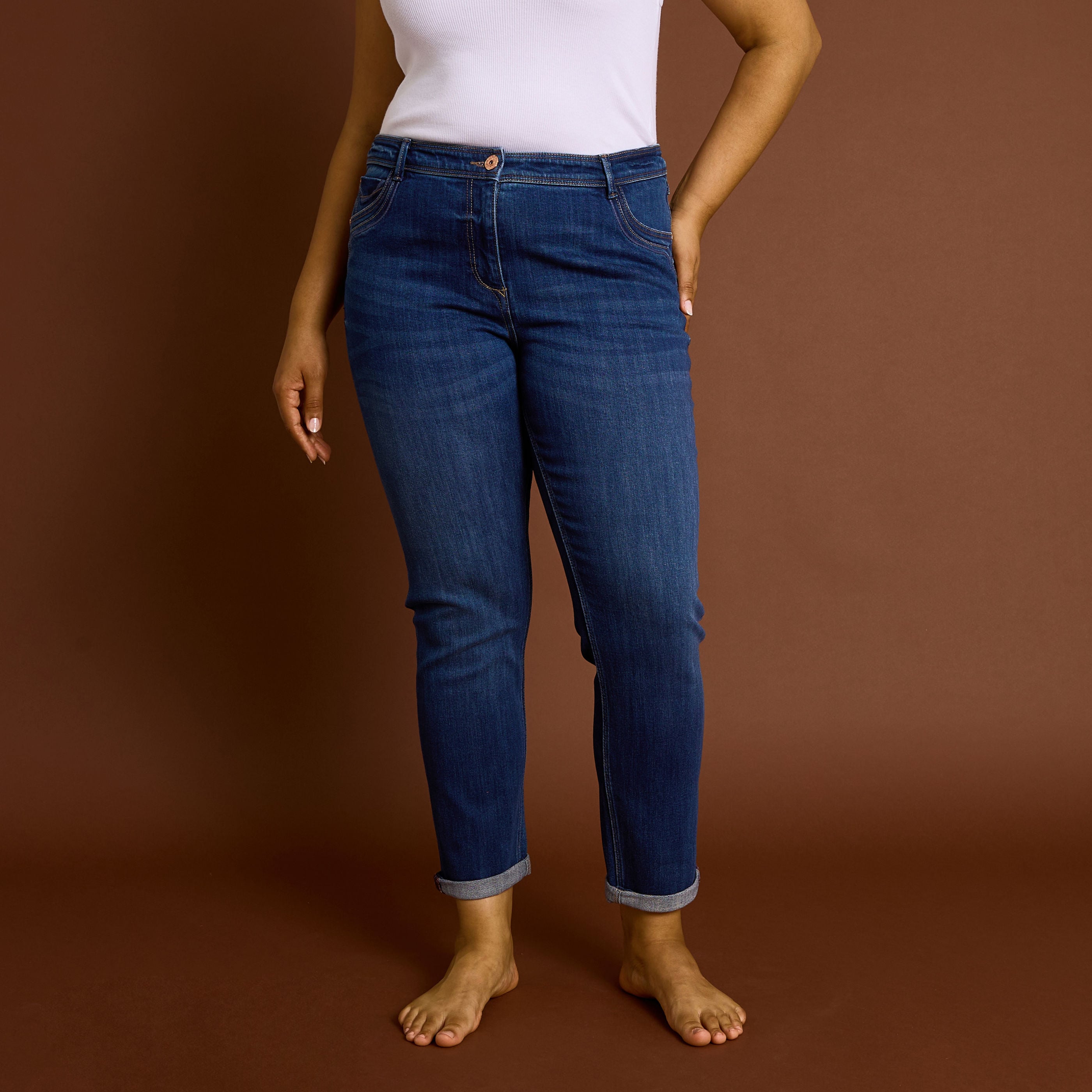 Jean slim raccourci TOKYO R01 femme