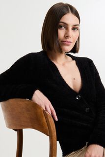 Gilet col V femme