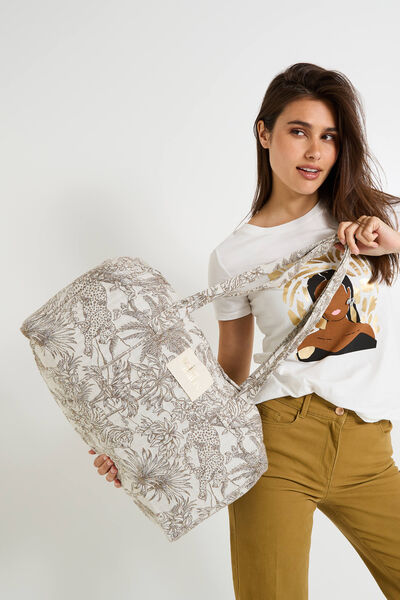 Grand sac matelassé femme