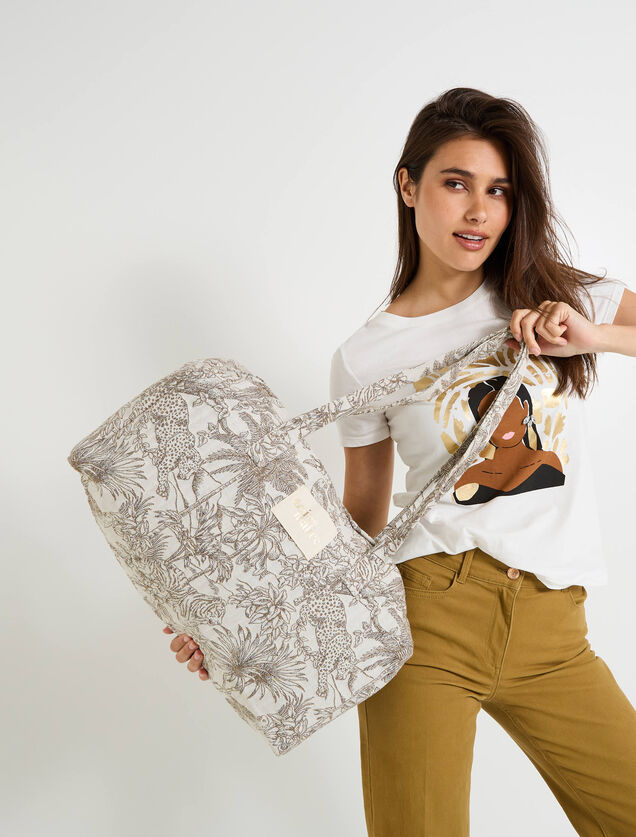 Grand sac matelassé femme