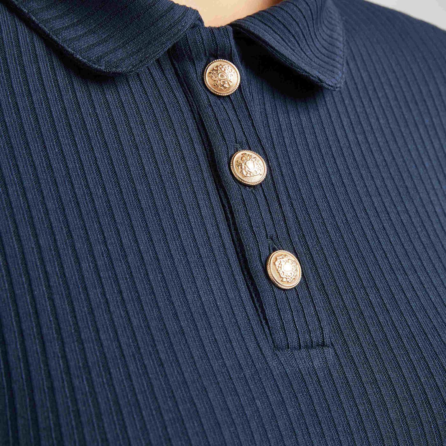 Polo manches 3/4 femme
