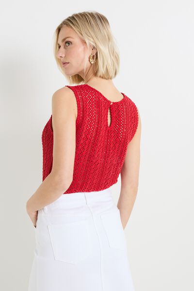 Débardeur crochet femme