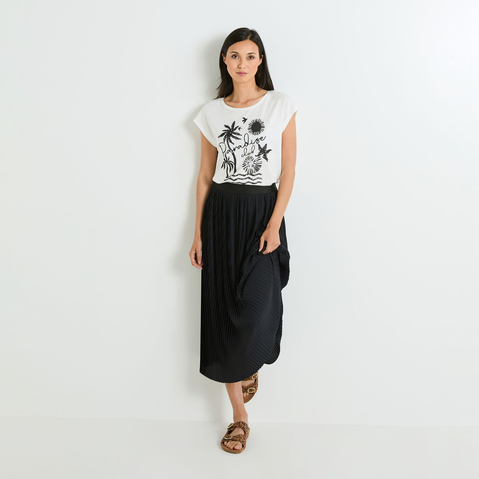 Tshirt col rond femme