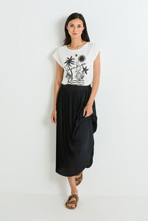 Tshirt col rond femme