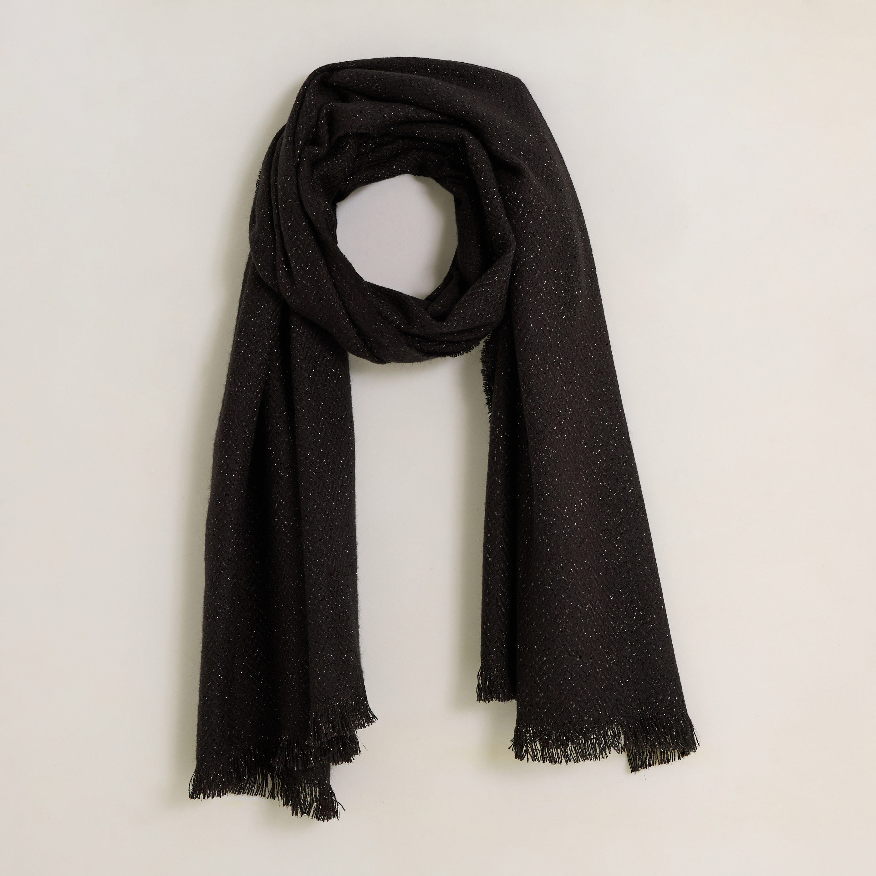 &Eacute;charpe textur&eacute;e brillante femme