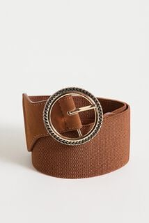 Ceinture large élastiquée femme