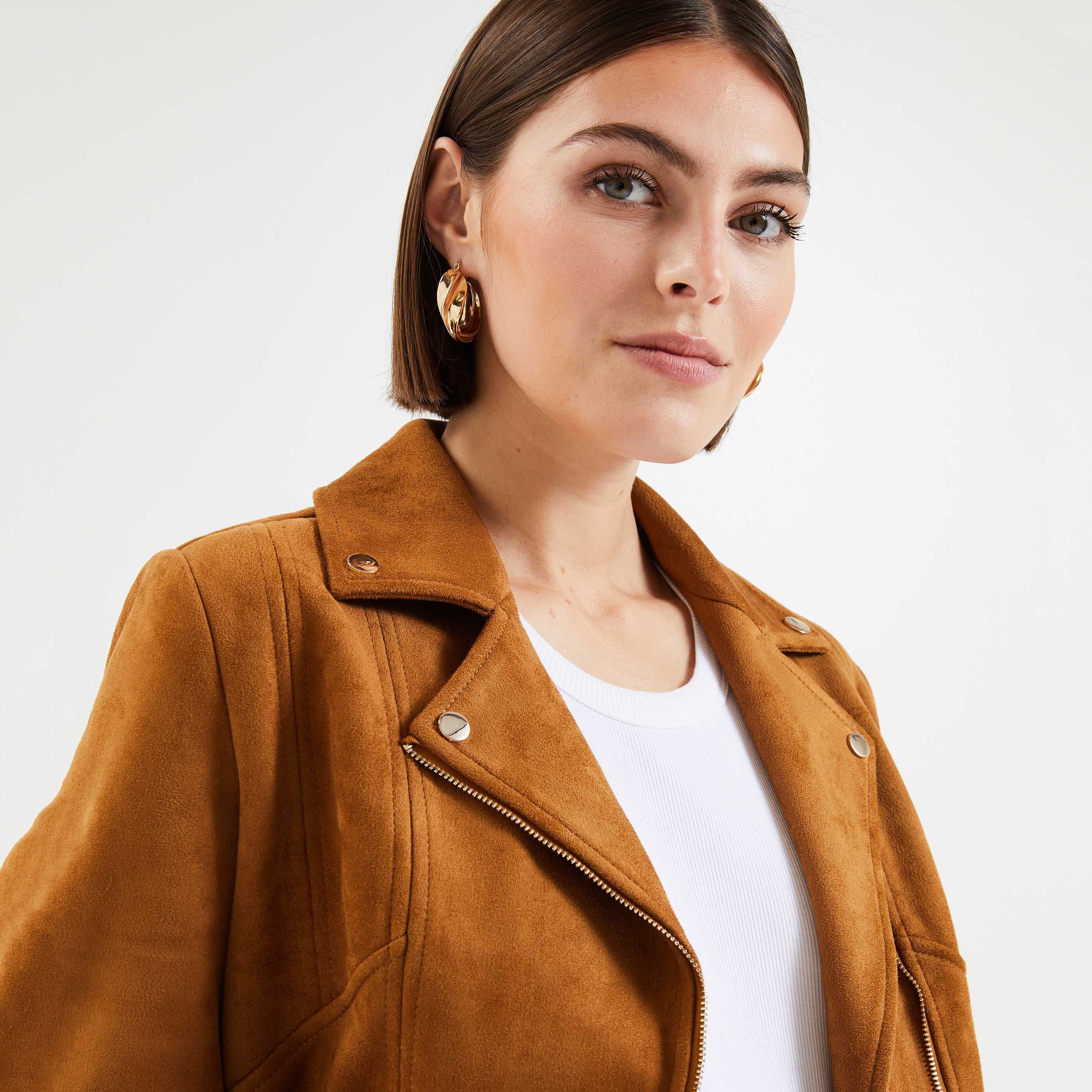 Blouson suedine femme deals