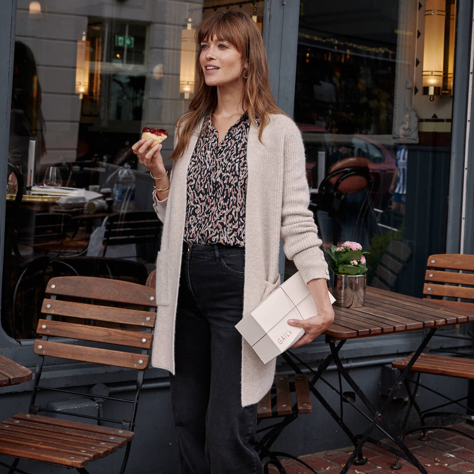Gilet long femme