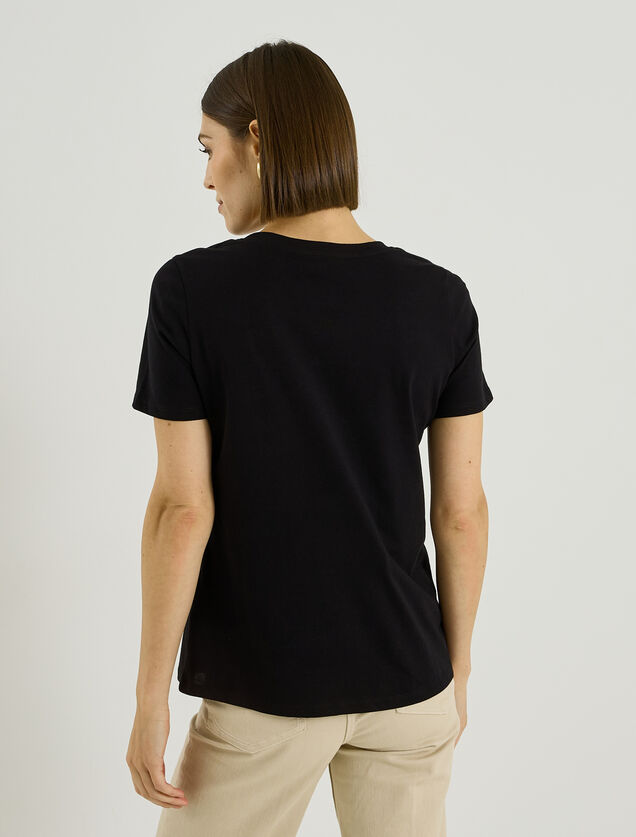 T-shirt col rond femme