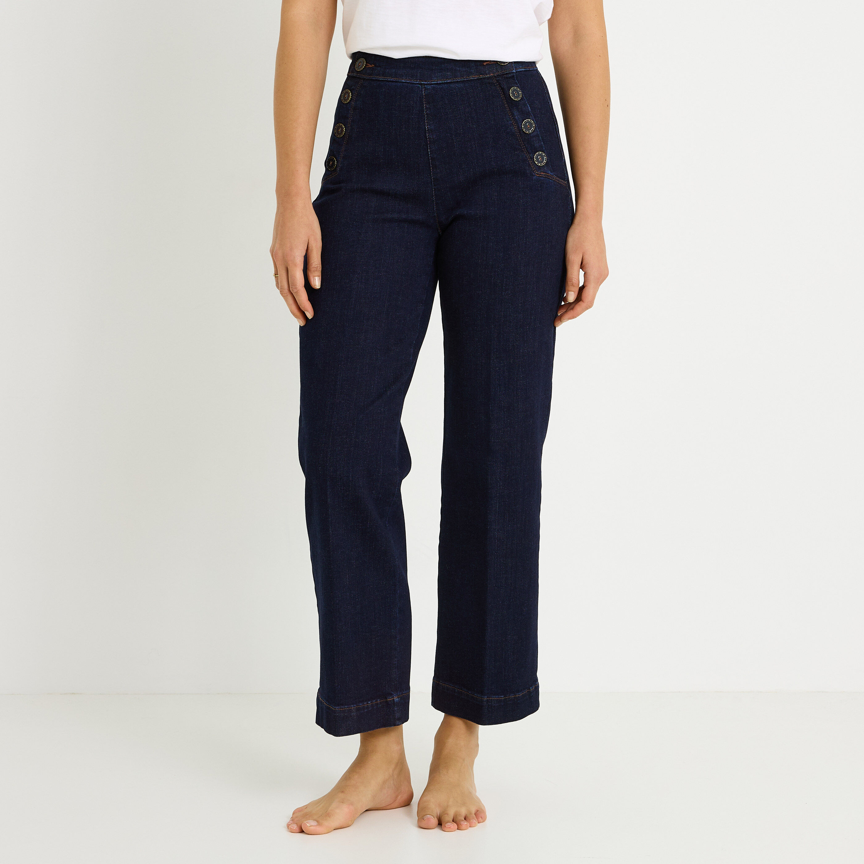 Jean flare POMPON F02 femme