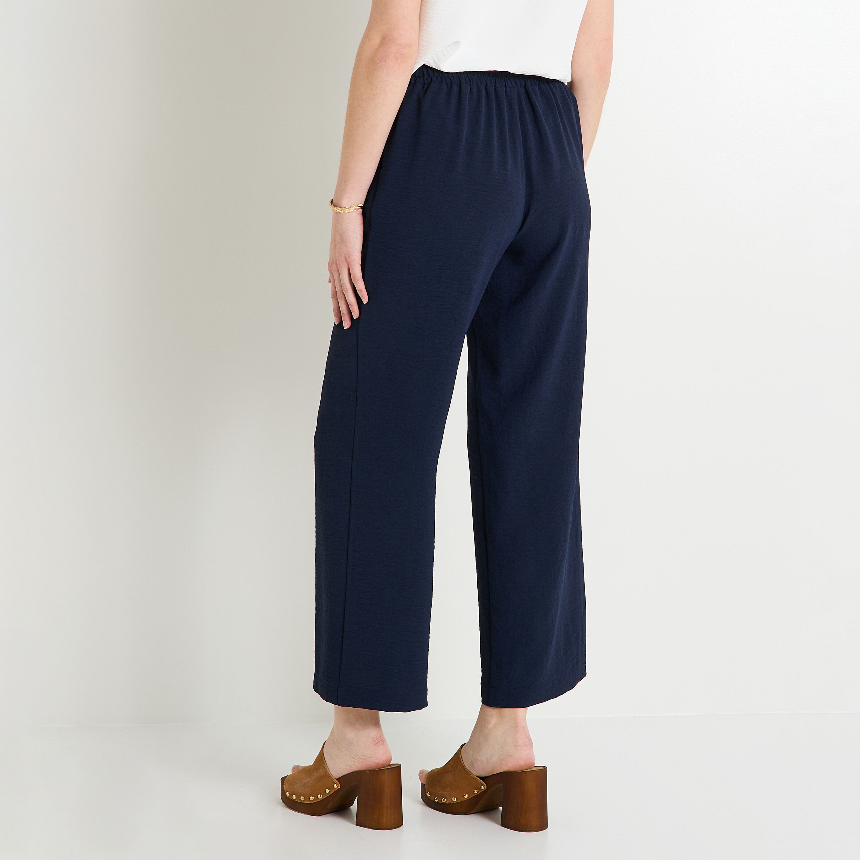 Pantalon large fluide femme