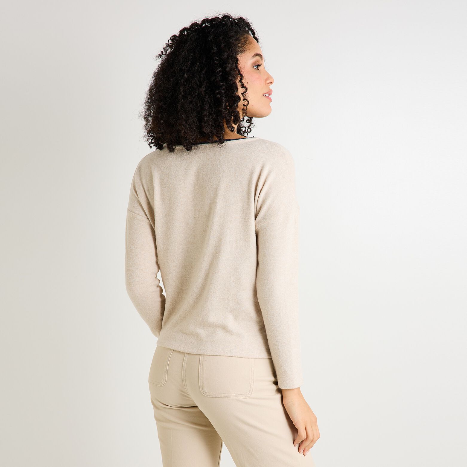 T-shirt col rond femme
