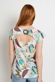T-shirt col V femme